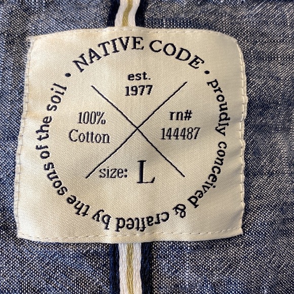 Native Code Hawaiian Shirt - Picture 4 of 5